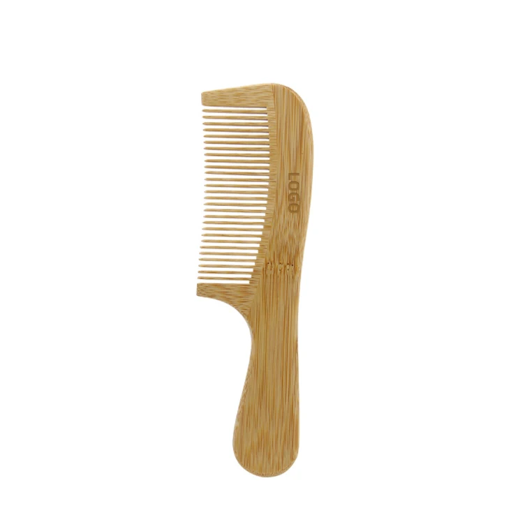 Bamboo hair dye brush beard brush and comb bamboo haircomb bamboo handle hair brush combs