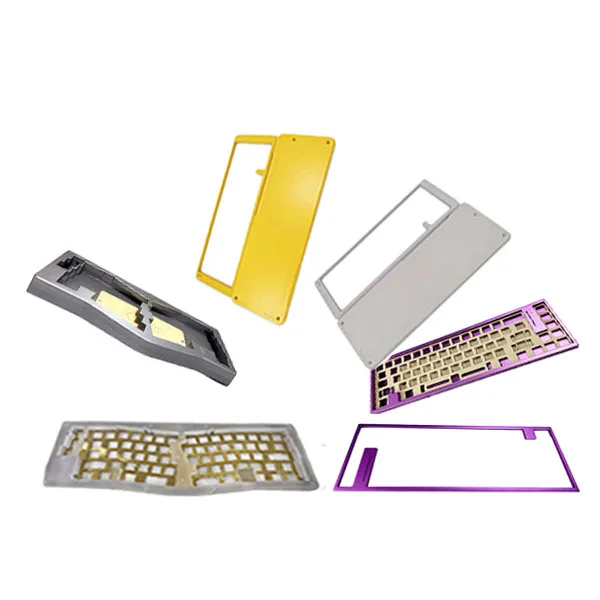 OEM tkl Механическая форма для клавиатуры мини розовая цветная клавиатура пустые колпачки ключей алюминиевая деталь cnc индивидуальная обработка по