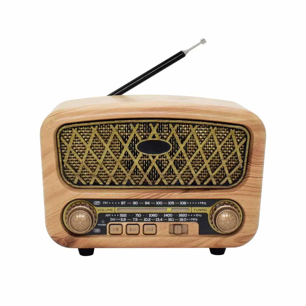 Оптовая Продажа с фабрики домашнее Классическое Античное Ретро Радио USB SD-карта портативное радио FM/AM/SW для дома и