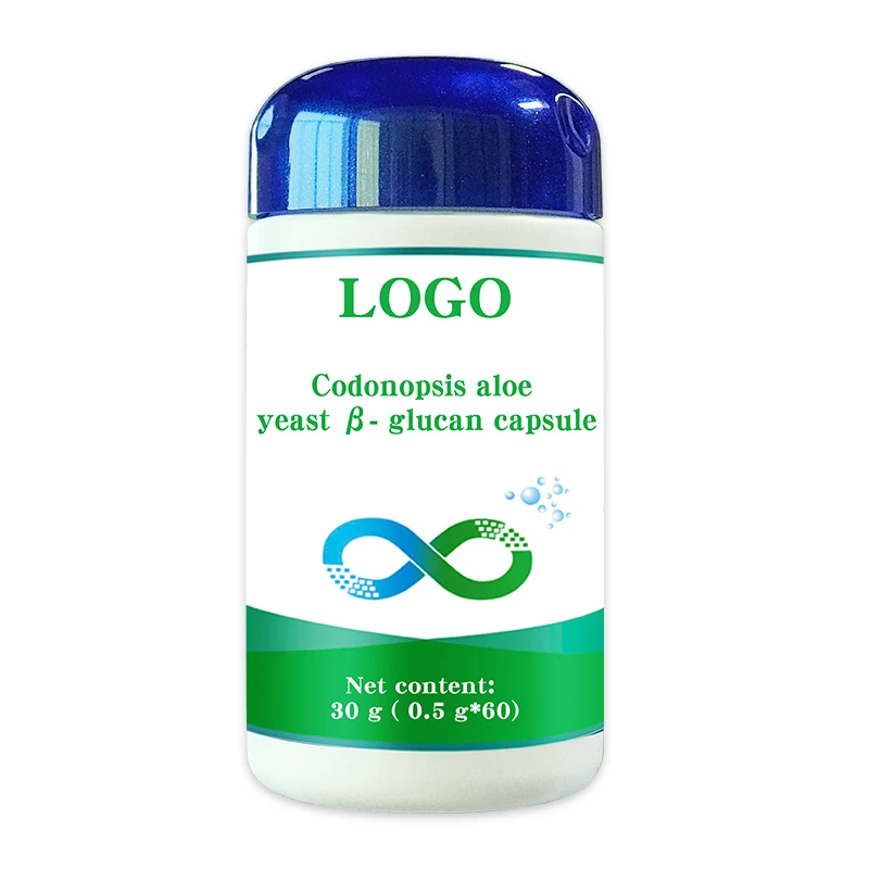 codonopsis aloe yeast B- glucan capsule Enhance immunity Detoxification beauty relaxing the bowels