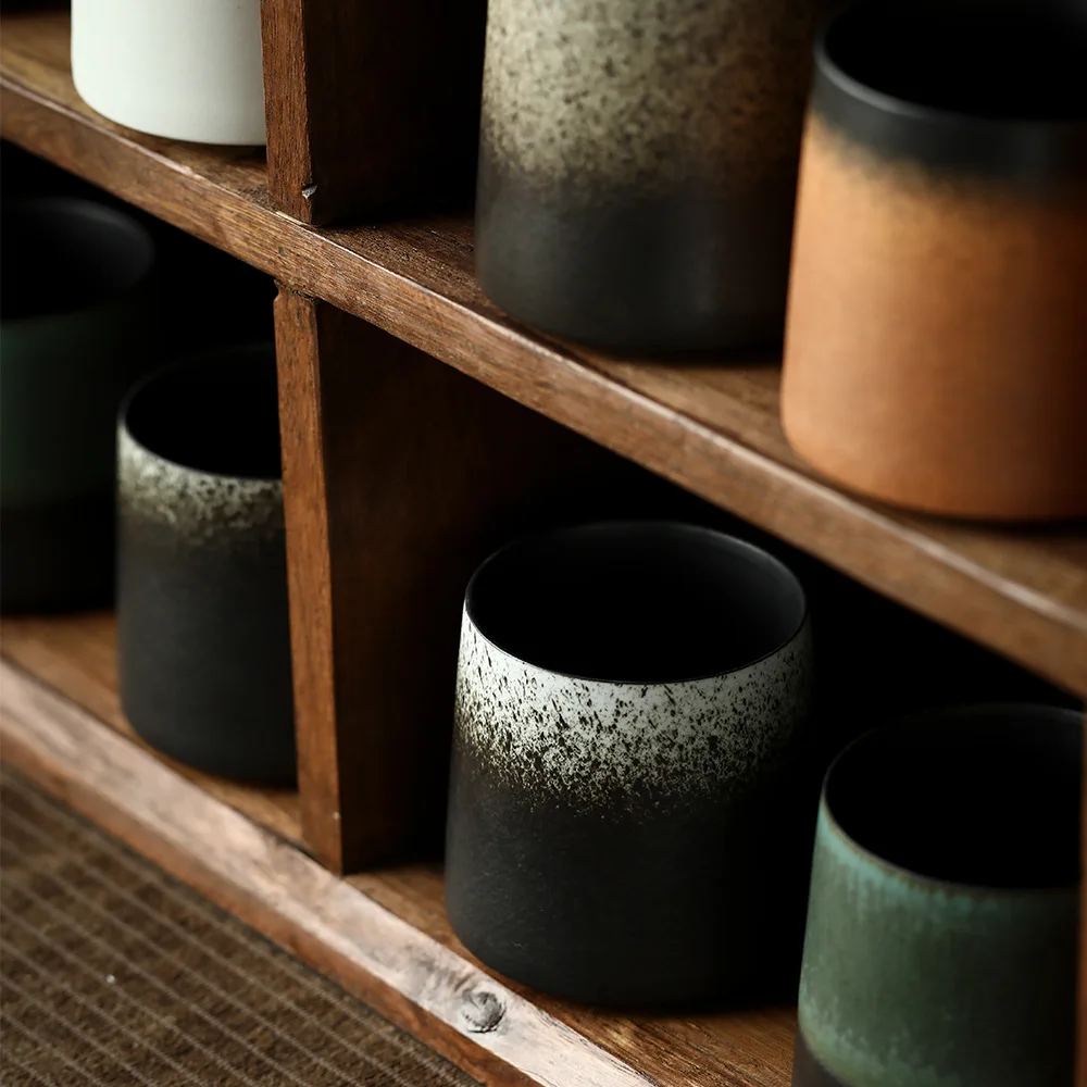 Ceramic Cup Handmade 350ml Earthenware Coffee Mug Ceramic Coffee Cup