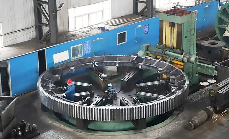 hobbing spiral bevel gear ring for spiral bevel gearbox