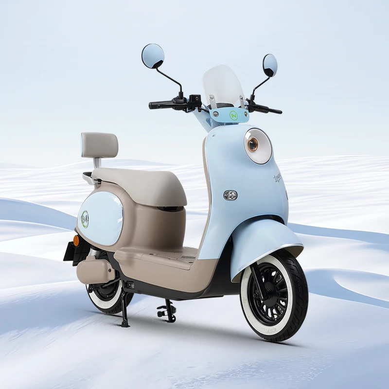 LVNENG Factory Manufactured OUXING Self-designed Scooter Adult Fashion Electric Moped Motorcycle