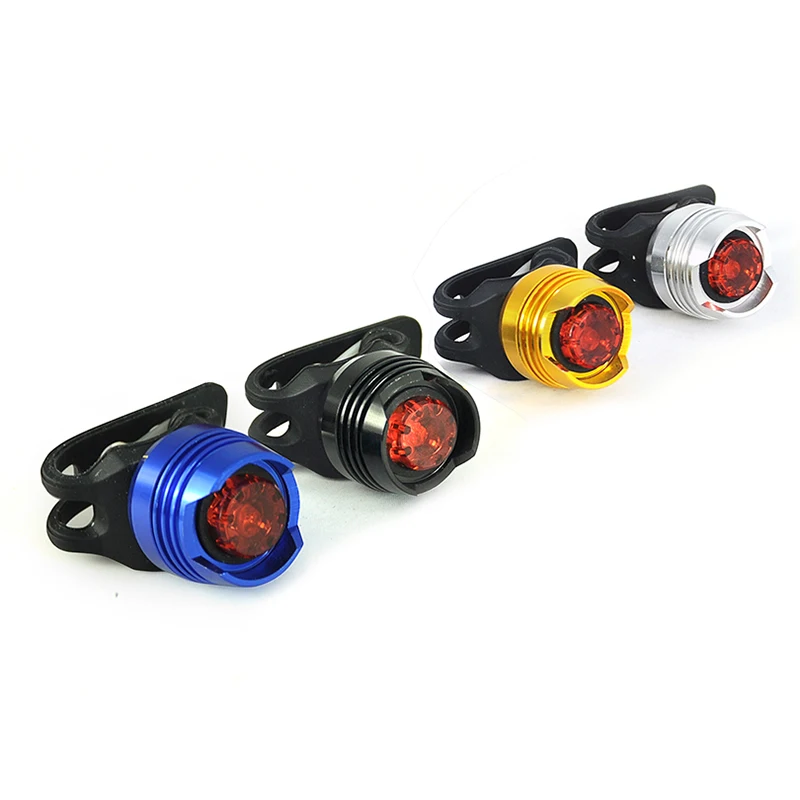 Bike Cycle Bicycle Safety Accessories Mini Ruby Led Cycling Lamp Rear Tail Lights Set Accesorios Bicicleta For Easy Mount