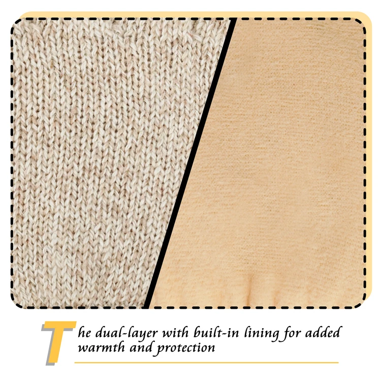 Touch Screen Factory Winter Beanie Hats Scarf Gloves Set Winter Working Gloves