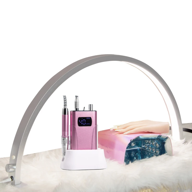 New Dimmable Arc Lamp Nail art lamp For Makeup Vanity Table Desk Cosmetic Beauty Salon Beauty Center Nail Art Center