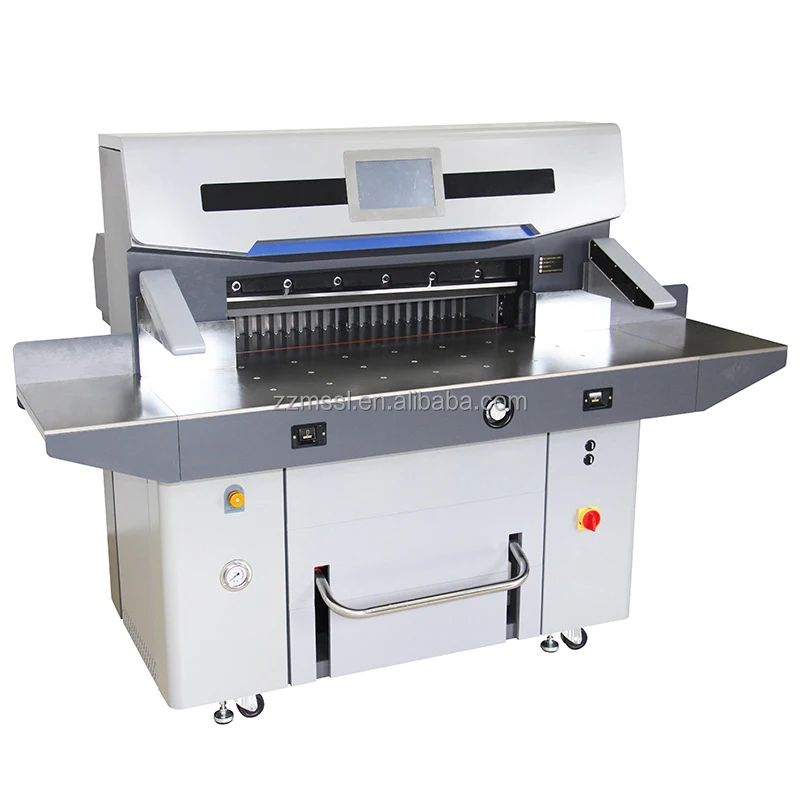 Double Hydraulic Paper Cutter Paper Cutting Machine With Three Cutting Modes Automatic Paper Push Cutting Machine
