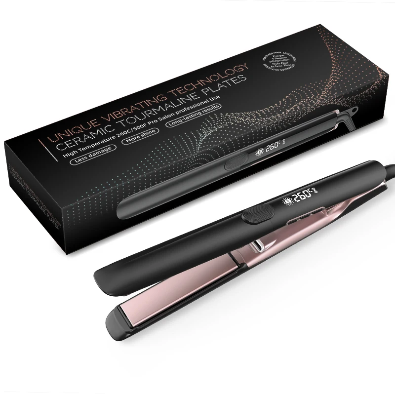 Titanium Plates Flat Iron Hair Straightener 480f 250 Degrees for Professional Use