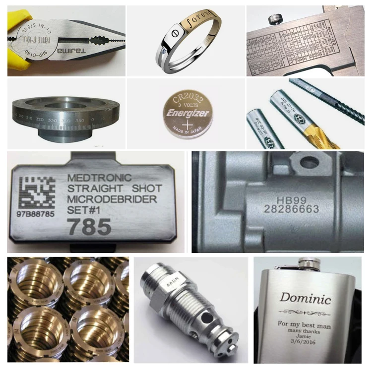 fiber laser marking machine label maker printer custom photo projection necklace machine