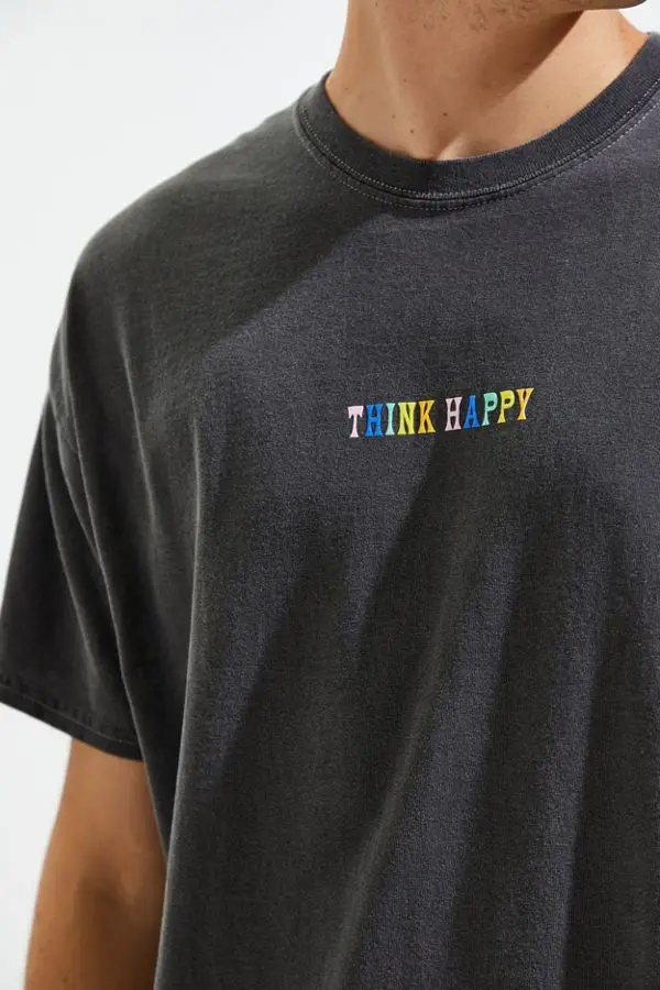 MGOO Pima cotton Colorful puff print men tee Vintage washed oversized t shirt