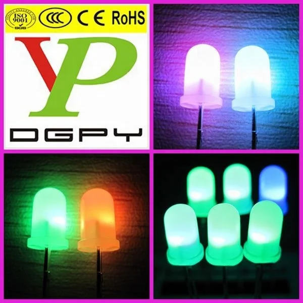 Factory Price Free Samples rgb flash led 3mm 5mm diffused/external led flash ( CE & RoHS Compliant )