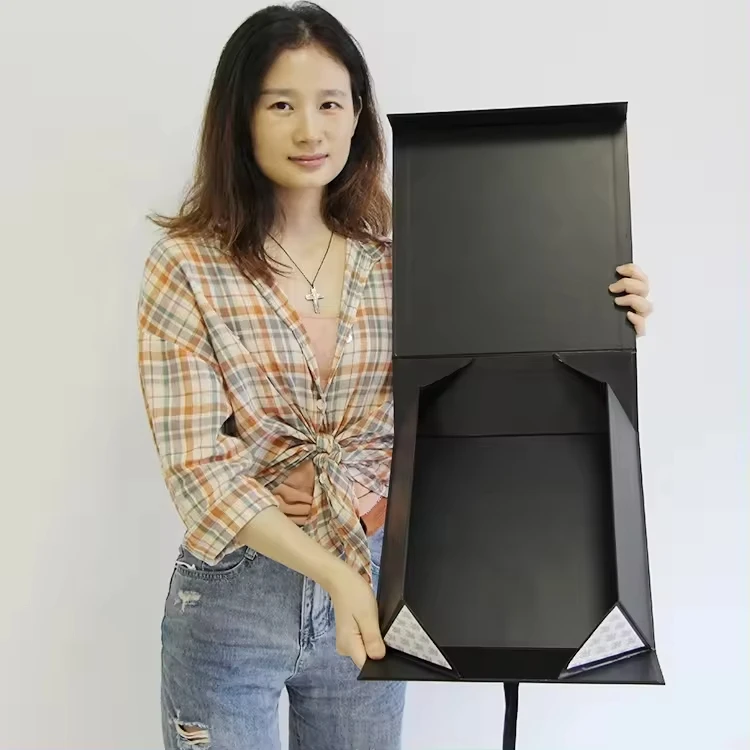 Customized Printing Foldable Wine Box Luxury Whiskey Vodka Bottle Box Single Magnetic Wine Cardboard Gift Paper Packaging Box