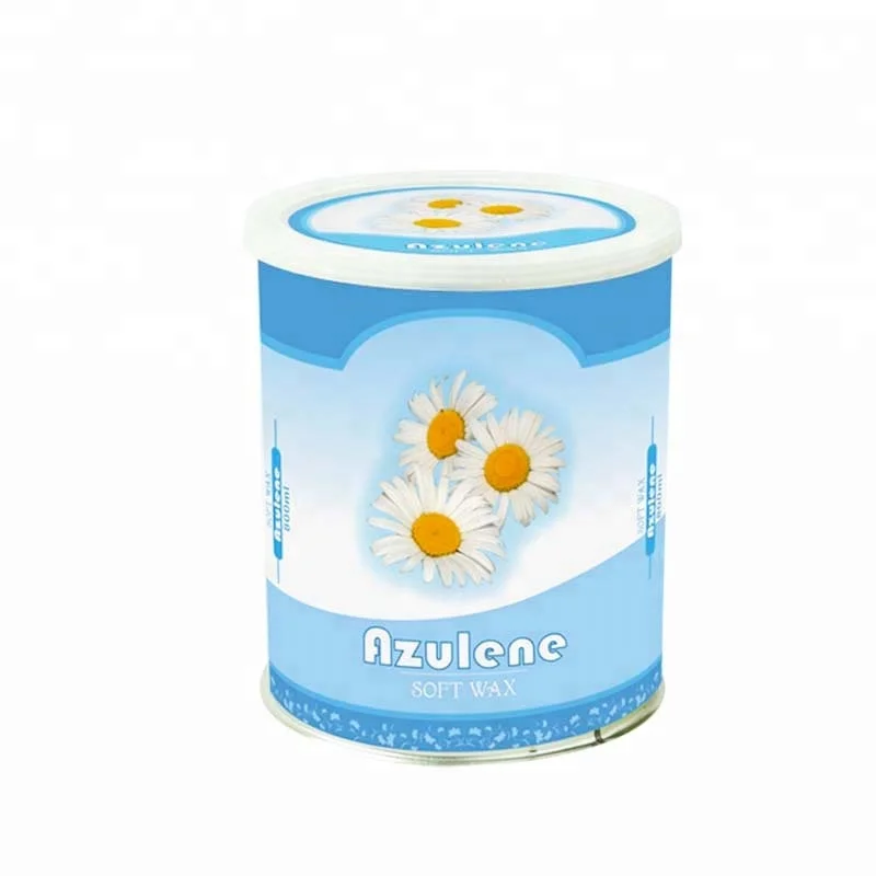 2023 Fast Cooling 800ml  Soft Strip Wax  Hair Removal Wax Can for various colors customization
