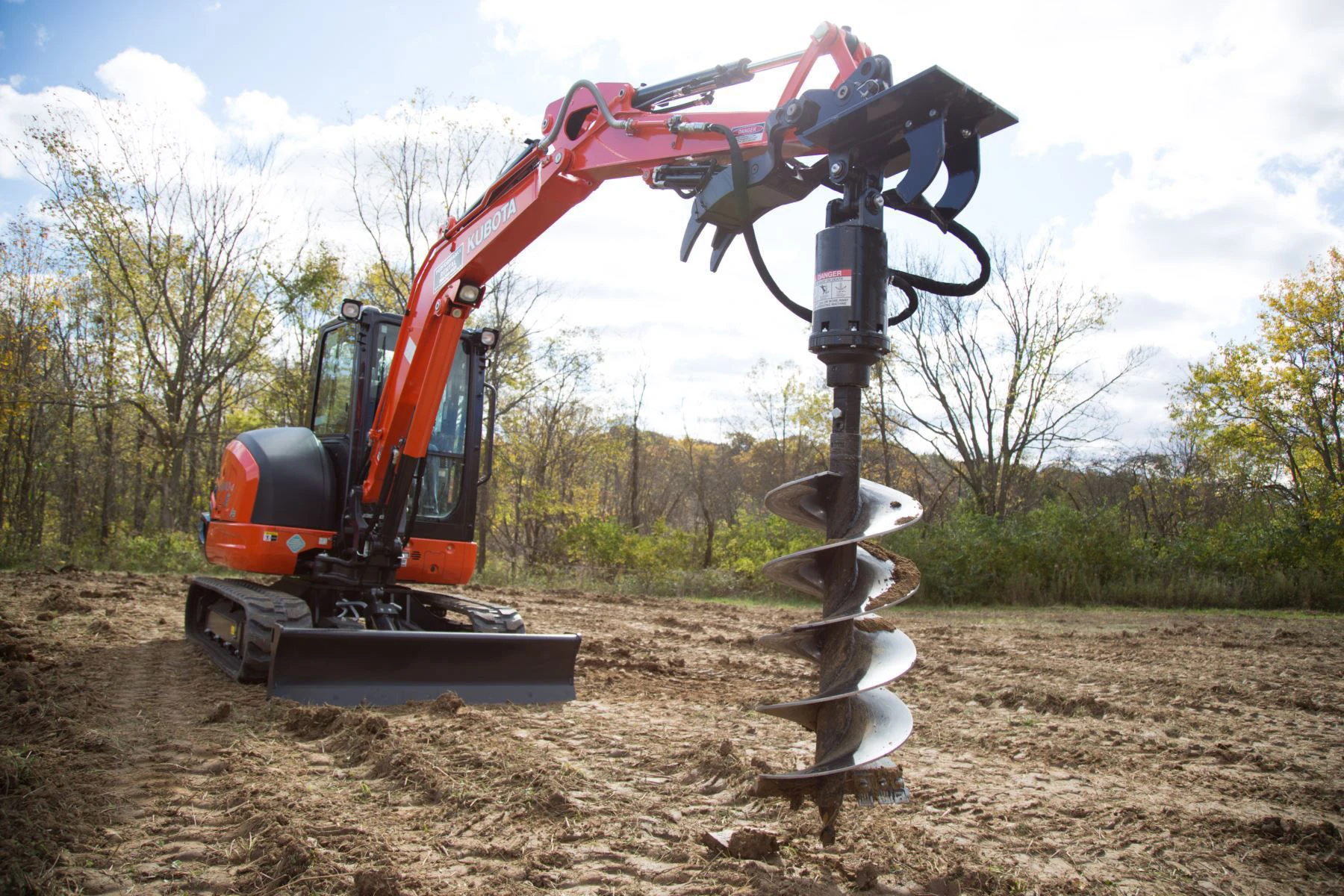 Gite Skid Steer Loader Auger Drill Bit Set