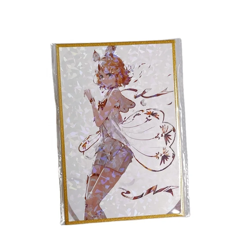 Японская аниме-доска с серебряной/золотой