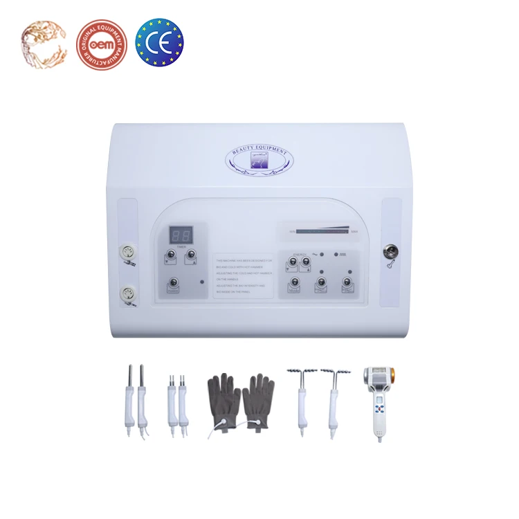 Spa Skin Shrinking Facial Cooling Ice Hammer Cold Ther Multifunctional Facial Machine