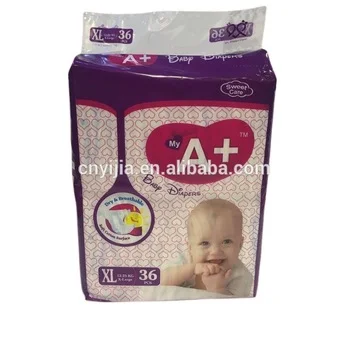 Оптовая продажа производитель детских подгузников спящий одноразовый хлопковый мягкий детский подгузник размер RN/P/M/G/XG/XXG