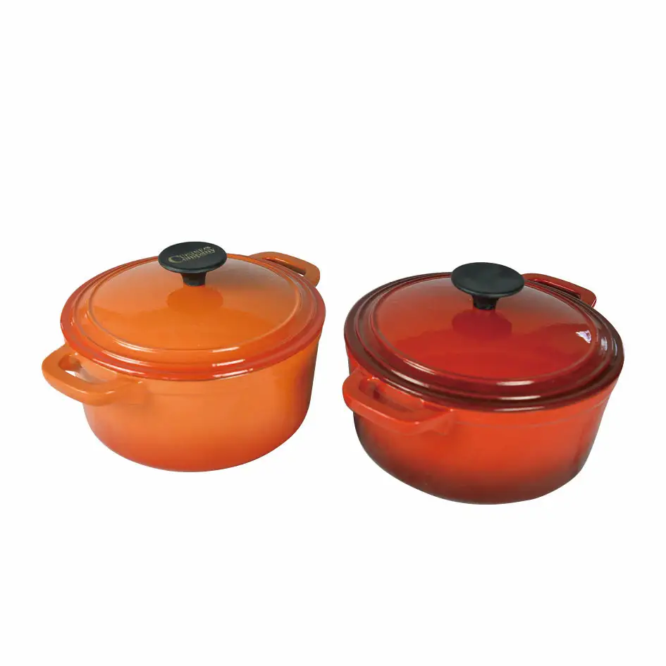 Factory customized cheap EX-factory price cast iron pre-seasoned frying pan sets cast iron cookware set