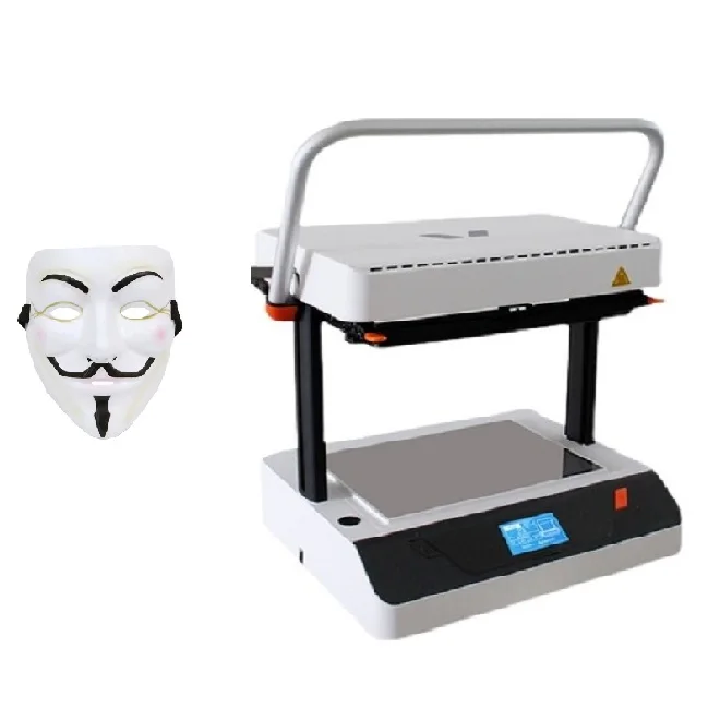 Небольшой автоматический вакуумный термоформовочный мини-станок для 3D моделирования пластиковых ПВХ