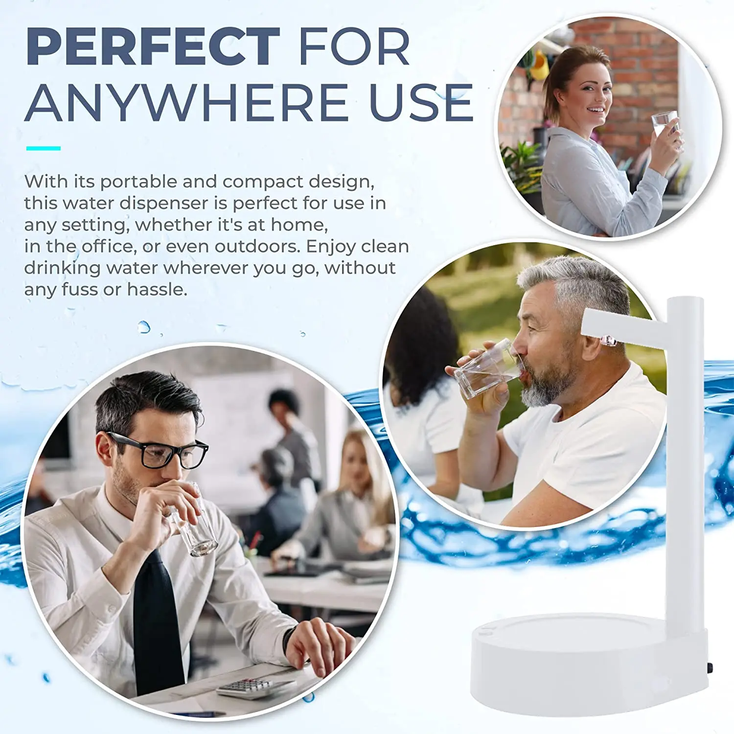 mini portable instant usb water pump electric smart table desk water dispenser