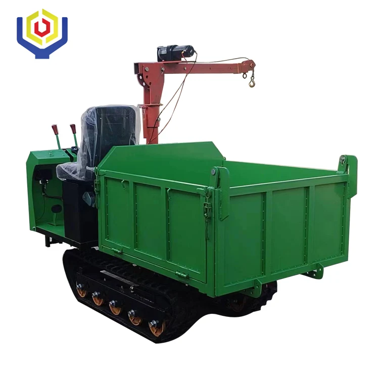 agricultural tractor crawler crane use long drable self-loading mini dumper