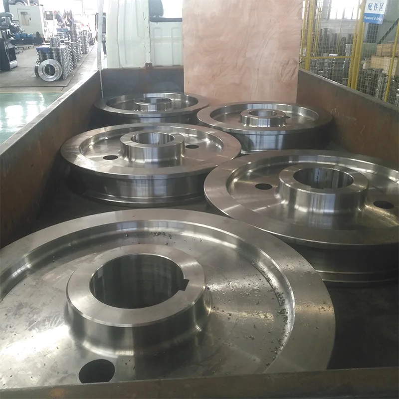 China Supplier Custom Forged Wheel Billet Crane Alloy Wheelscrane rail wheel