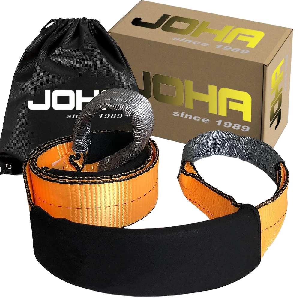 Hot Sell Heavy Duty 3' 27000 Lbs Custom Webbing Truck Tow Recovery Strap Towing Sling