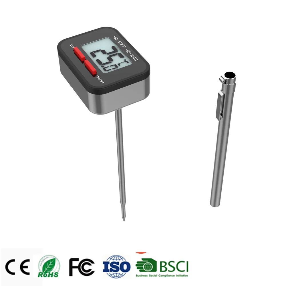 High Quality Stainless Steel Electric Digital Water Coffee Milk Thermometer