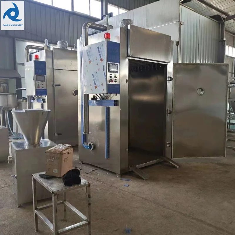 Stainless Steel Sausage Smokers Salmon Fish Smoking House Sausage Cooking Oven