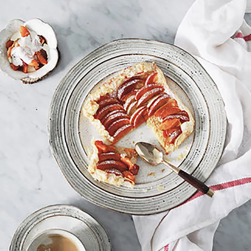 Ceramic Plate Piral Design Plate Texture Steak Dishe Breakfast Bread Tray