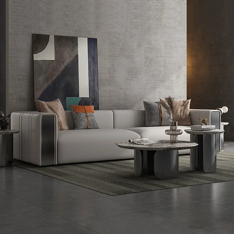 Foshan Home Furniture factory Designs Modern Luxury fashion Sofa,Living Room leather Sofas,hotel lobby sofa furniture