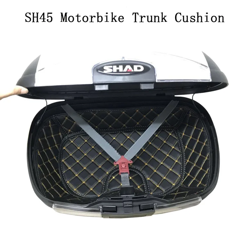 New design pvc leather 3d waterproof motorcycle trunk mat