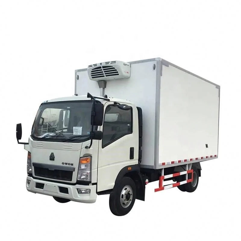 Хорошее качество sinotruk Howo новый дизельный 4x2 холодильник Грузовик 5 тонн для продажи