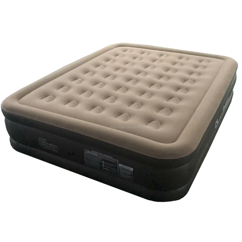 Queen size 3 layers inflatable air mattress