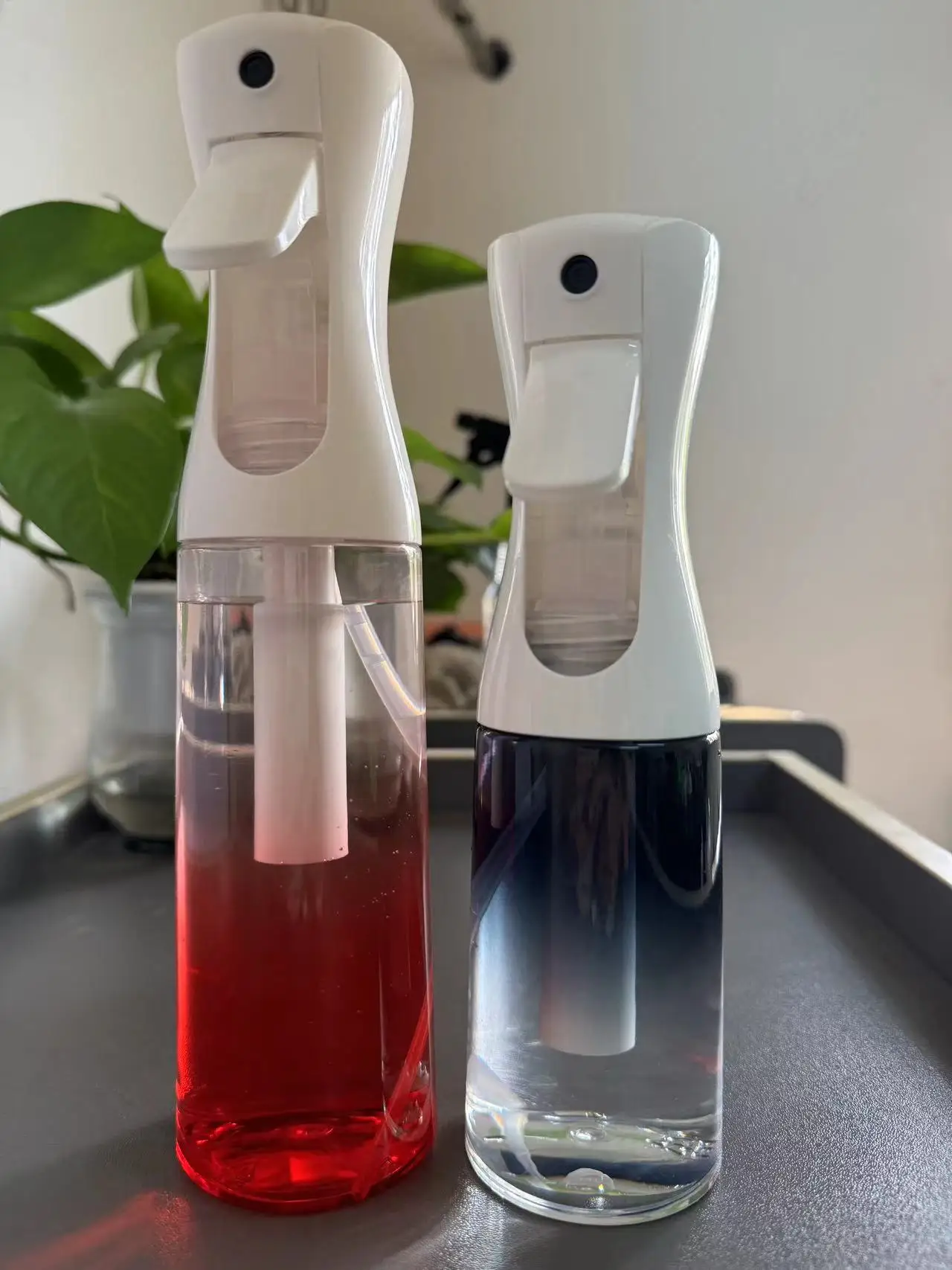 wholesale 200ml 300ml 500ml Plastic Misty Trigger Water Sprayer Bottle for salon Barber Hair Fine Mist Continuous Spray Bottle