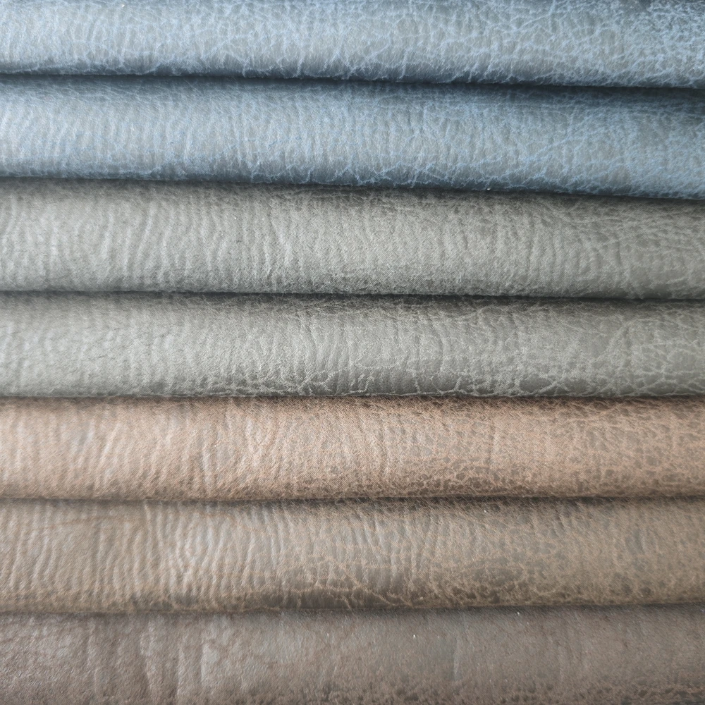 Top Quality Comfortable Woven Suede Fabric with Fleece Backing Sofa Upholstery Fabric