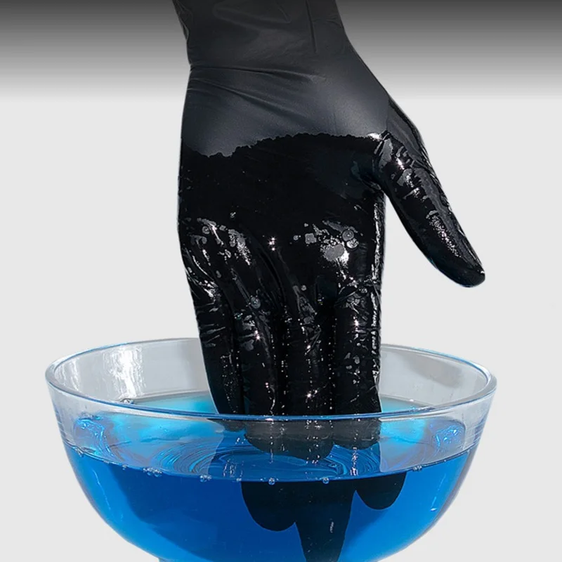 Auto detailing automobile industrial shop 100% nitrile garage car repair use chemical proof gloves