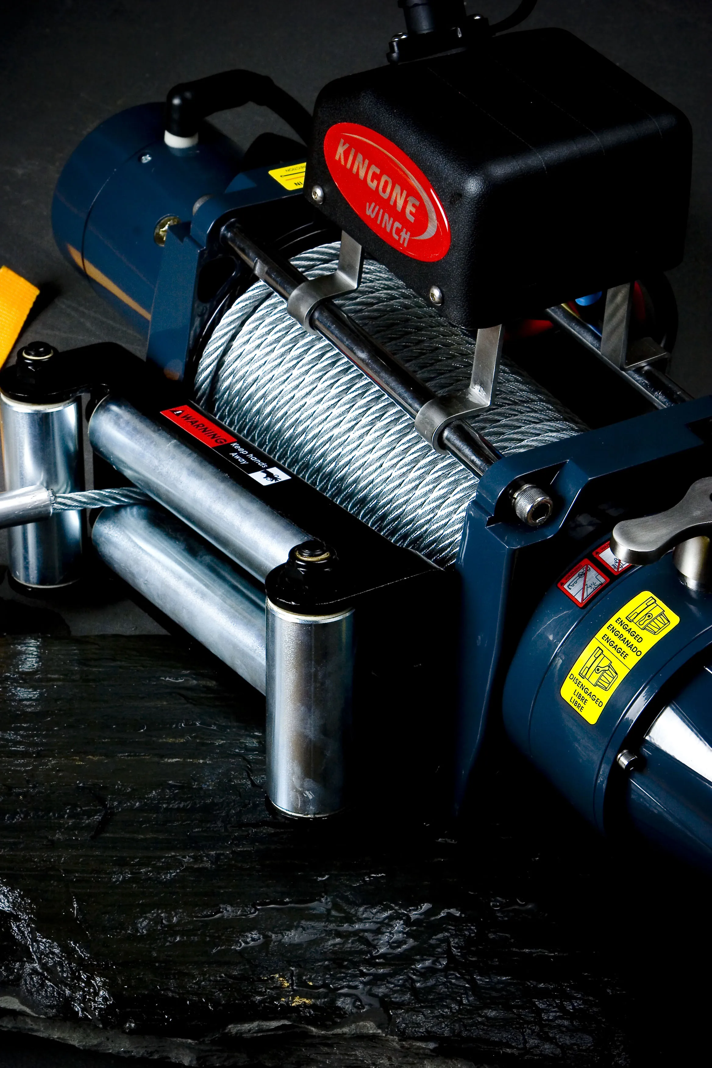 Recovery TDS-9.5S short drum 9500LBS 4x4 electric winch for wrecker truck