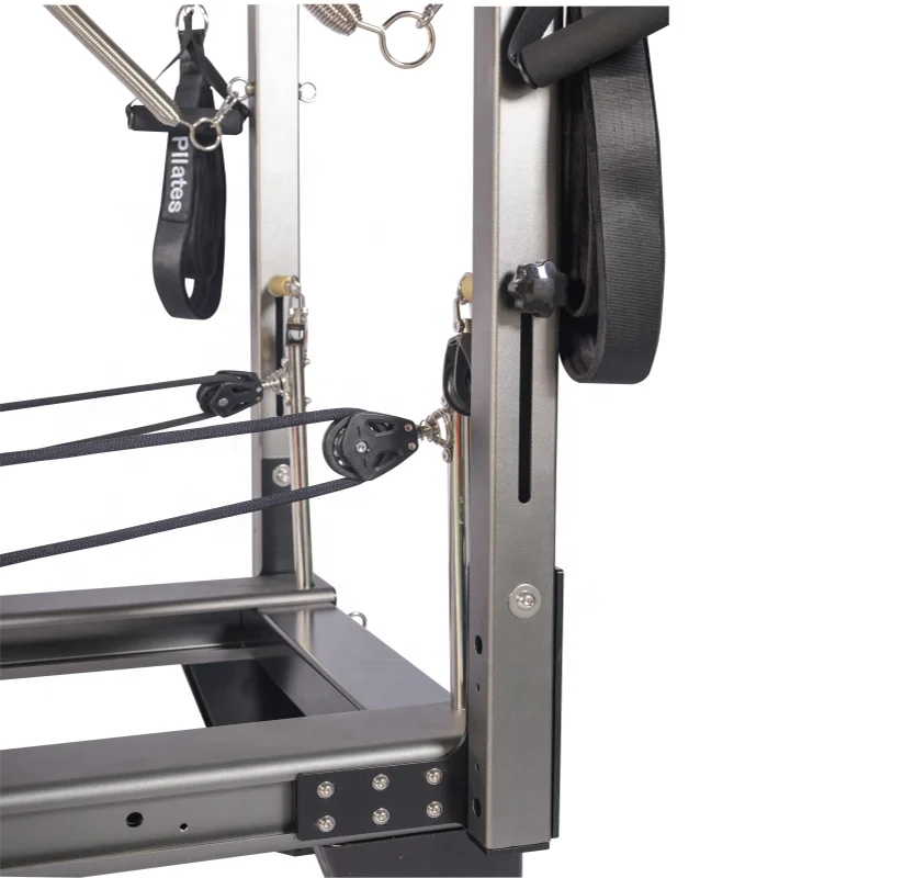 Aluminum Reformer Pilates Bed Aluminum Alloy Full Track Semi-elevated Aluminum Pilates Reformer With Tower Pilates Machine