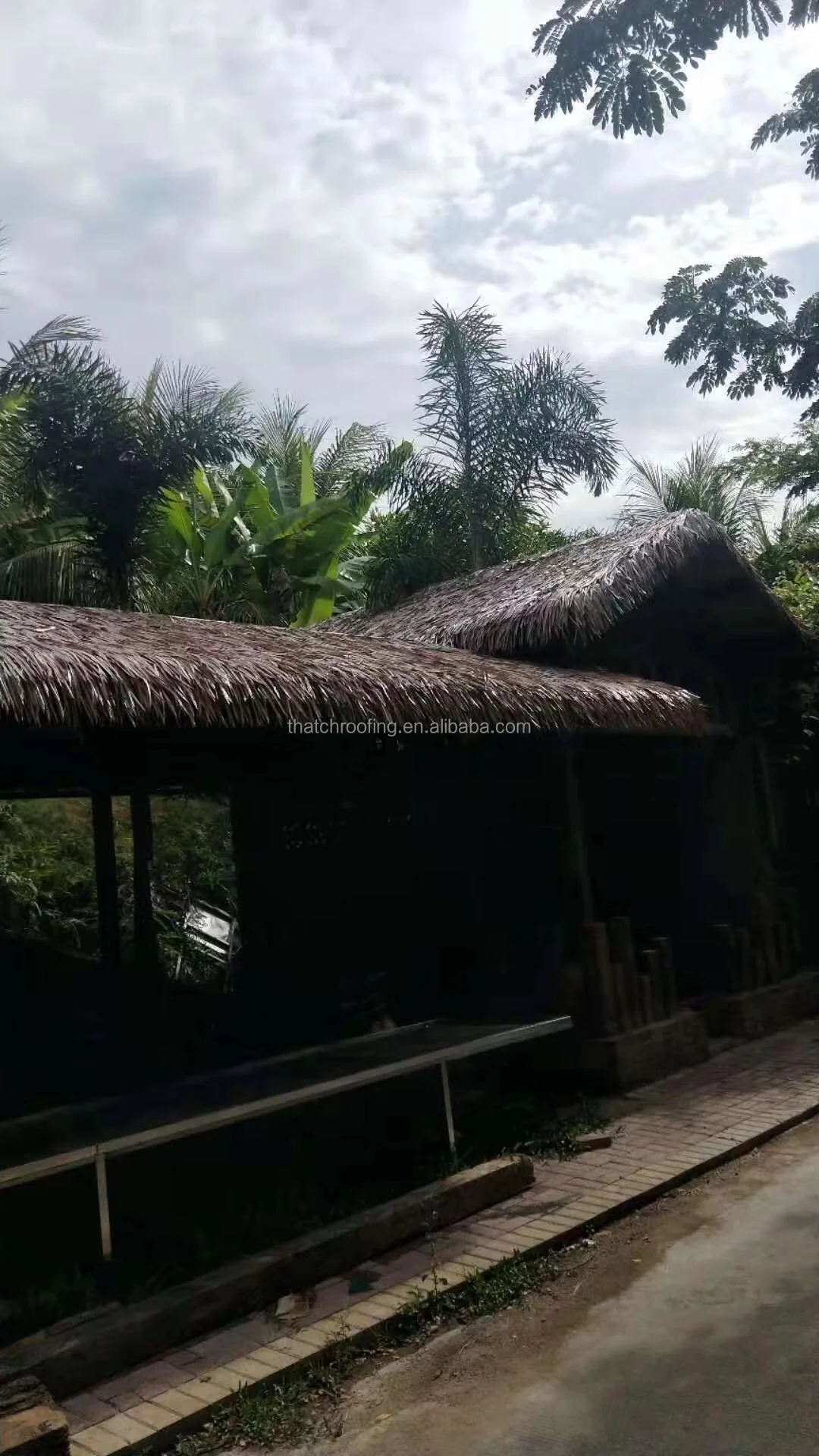 Plastic palm tree leaf palmex