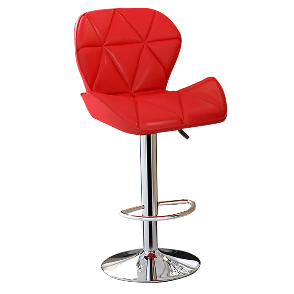 Modern Bar Furniture Pink Leather Swivel Bar Stool Tops Modern Bar Stool for Kitchen
