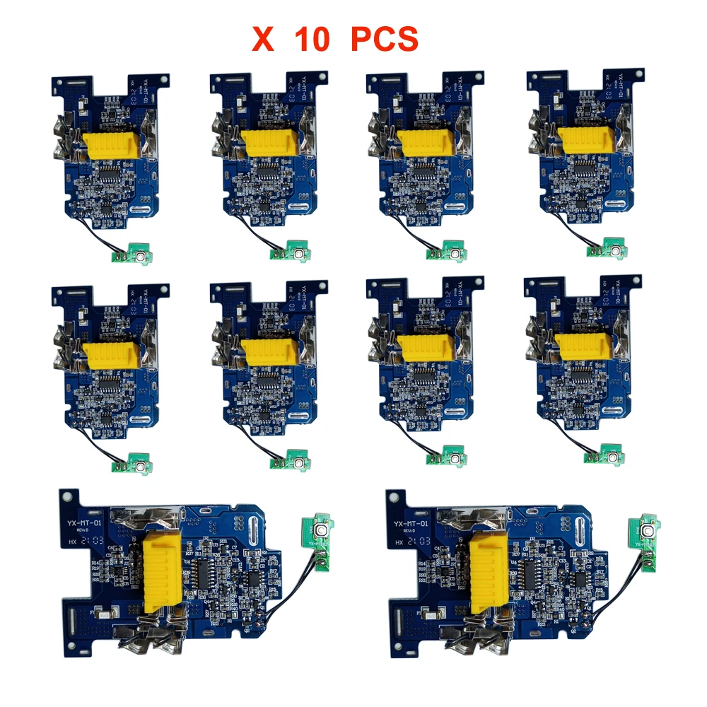 Заводская цена за 10 штук MAKIT BL1850B BL1860B 18V BMS PCB 5.0AH 6.0Ah 4.0AH 3.0AH 2.0AH BL1840B BL1830B BL1820B BL1890B