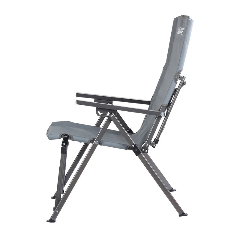Wholesale Luxury Camping Chairs Outdoor High Back Aluminum Frame Folding Adjustable Beach Lounger
