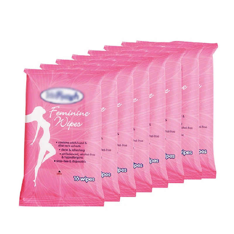 Good price private label feminine wipes organic feminine wipes factory direct