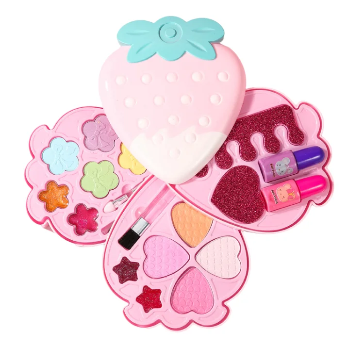 Косметические нетоксичные наборы для макияжа для девочек, модная игрушка для вечеринки
