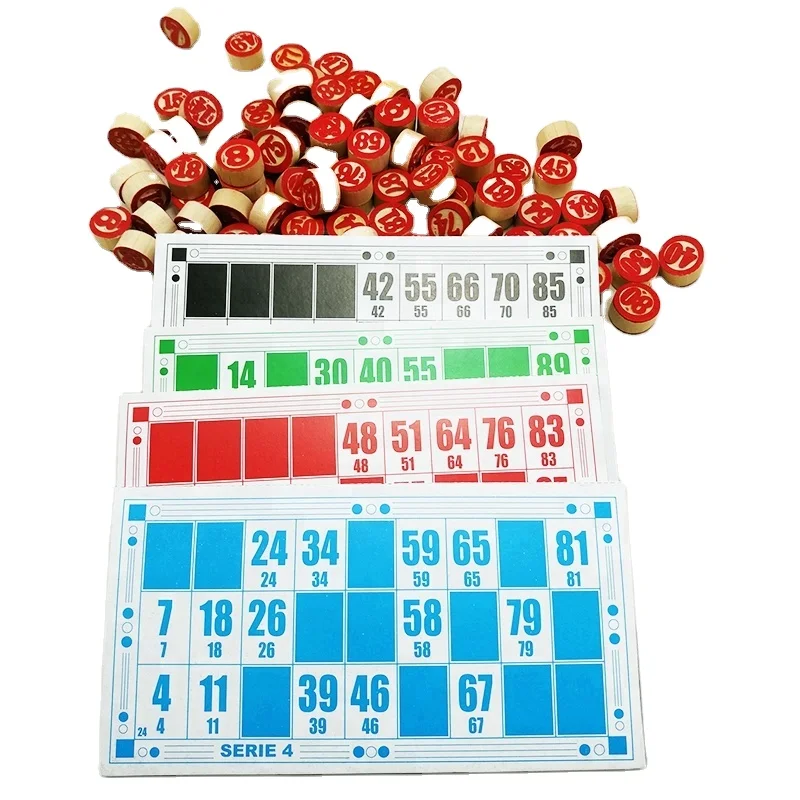 Wooden board numbers game bingo game  Russian Lotto Board Games for Family