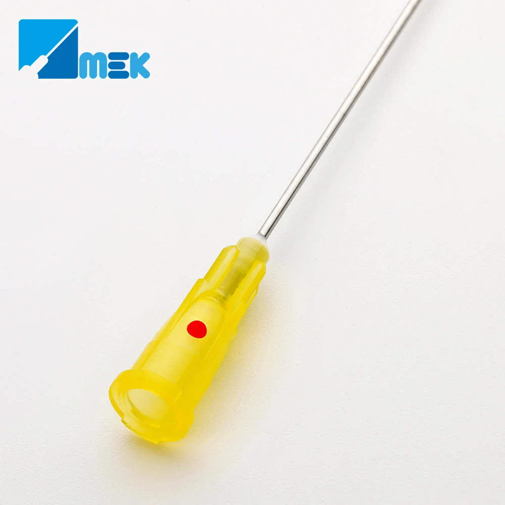 14G-30G flat tip needle micro cannula  hypodermic needle for beauty with CE ISO 510K certificate