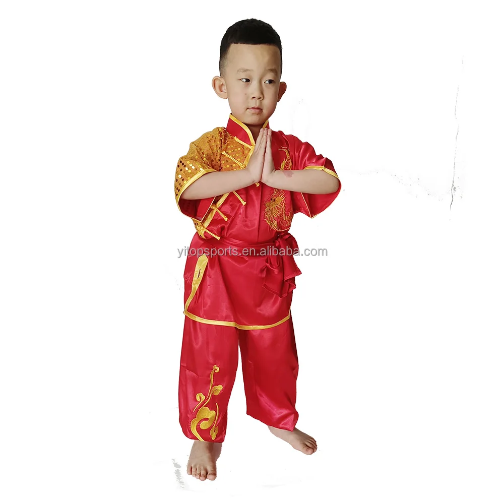 Chinese traditional professional martial arts clothing for children performance