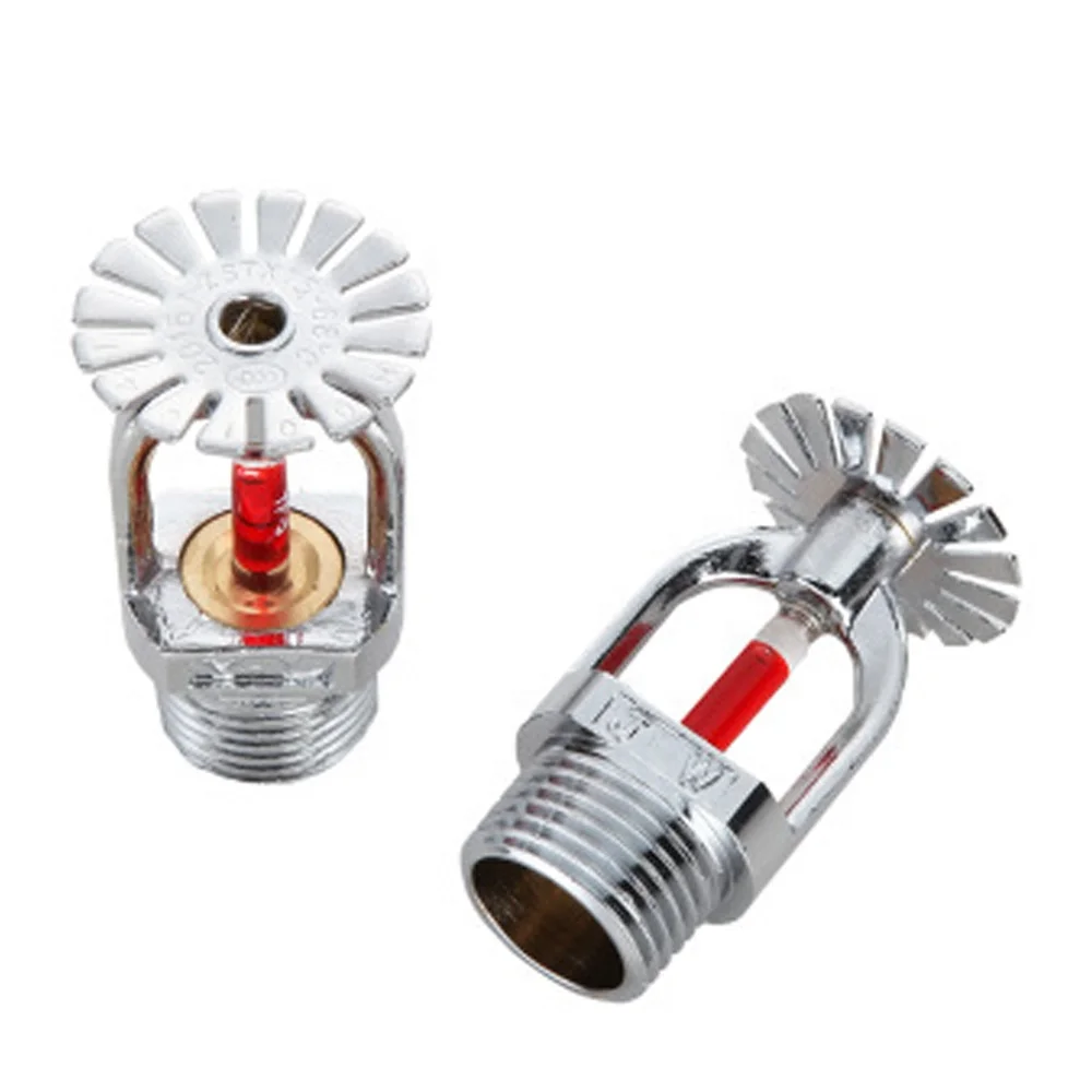 High Quality 1/2 Inch DN15 Brass Pendent Type Fire Sprinkler Head Fire Extinguishing System Protection 68 Degrees