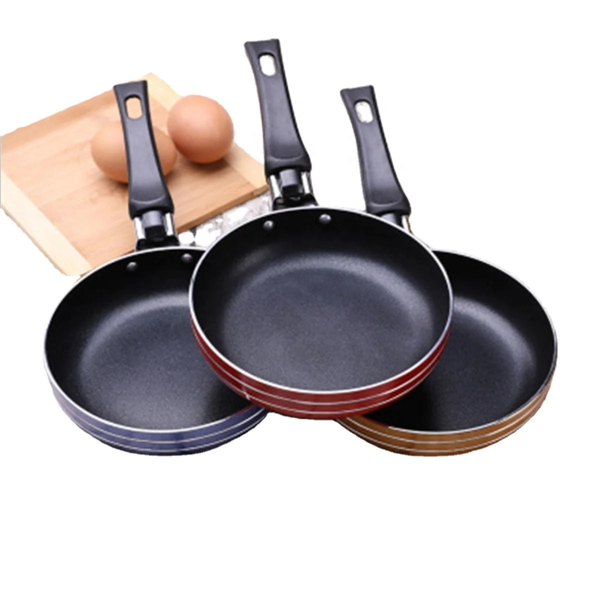 Best Selling Home Marble Coating Fry Pan Non-Stick Cooking Frying Maifan Stone Non Stick Cookware Set
